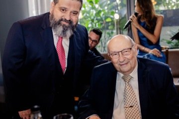 Professor Ives Gandra e o advogado Eduardo Berbigier