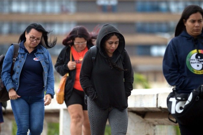 DF registrou a sensação térmica mais baixa da semana (9°C). Tendência deve se manter no fim de semana - (crédito: Ed Alves CB/DA Press) DF registrou a sensação térmica mais baixa da semana (9°C). Tendência deve se manter no fim de semana - (crédito: Ed Alves CB/DA Press)