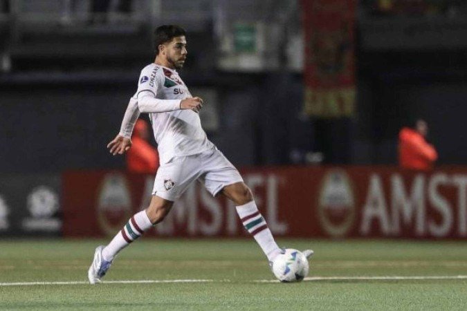 Nonato em ação pelo Fluminense no empate com o Unión Española, no Chile - (crédito: - Foto: Lucas Merçon/Fluminense) Nonato em ação pelo Fluminense no empate com o Unión Española, no Chile - (crédito: - Foto: Lucas Merçon/Fluminense)