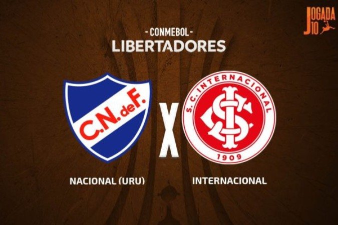 Internacional enfrenta o Nacional, do Uruguai, nesta quinta-feira (15), no Gran Parque Central pela quinta rodada do Grupo F da Libertadores - (crédito: Foto: Arte / Jogada10) Internacional enfrenta o Nacional, do Uruguai, nesta quinta-feira (15), no Gran Parque Central pela quinta rodada do Grupo F da Libertadores - (crédito: Foto: Arte / Jogada10)