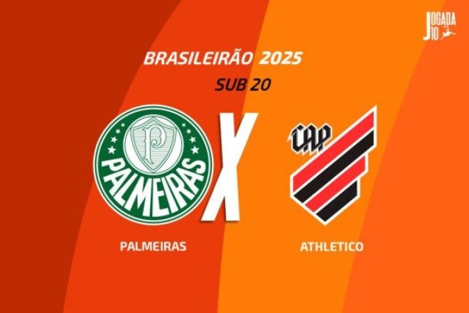 Palmeiras e Athletico fazem duelo direto pela liderança do Brasileiro Sub-20 - (crédito: Foto: Arte/Jogada10) Palmeiras e Athletico fazem duelo direto pela liderança do Brasileiro Sub-20 - (crédito: Foto: Arte/Jogada10)