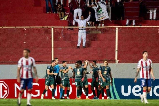 Mushuc vem de vitória como visitante contra o Unión Santa Fe - (crédito: Foto: Divulgação/Conmebol) Mushuc vem de vitória como visitante contra o Unión Santa Fe - (crédito: Foto: Divulgação/Conmebol)