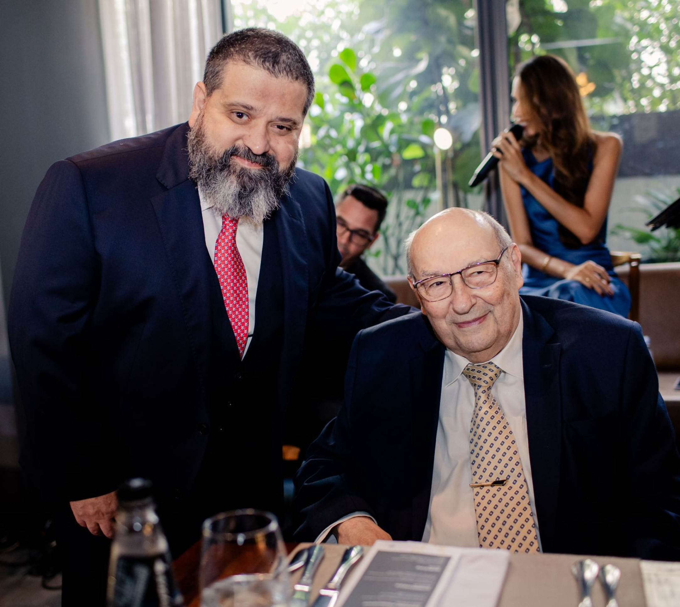 Professor Ives Gandra e o advogado Eduardo Berbigier