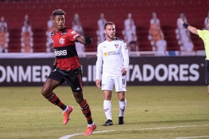 Flamengo e LDU já se enfretaram cinco vezes na competição - (crédito: Foto: Alexandre Vidal/Flamengo) Flamengo e LDU já se enfretaram cinco vezes na competição - (crédito: Foto: Alexandre Vidal/Flamengo)