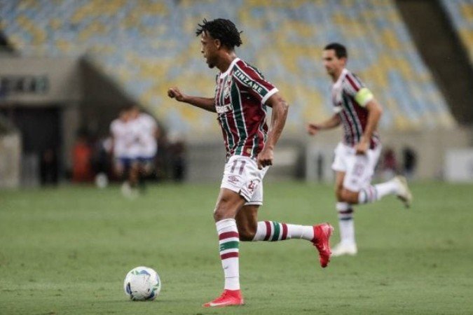 Keno em ação com a camisa do Fluminense diante do Unión Española - (crédito: - Foto: Lucas Merçon/Fluminense) Keno em ação com a camisa do Fluminense diante do Unión Española - (crédito: - Foto: Lucas Merçon/Fluminense)