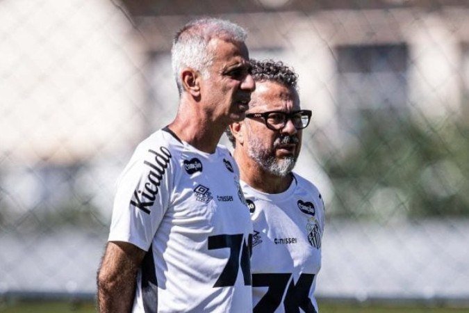 Gil foi um dos desfalques do Santos na atividade desta quinta - (crédito: Foto: Raul Baretta/ Santos FC.) Gil foi um dos desfalques do Santos na atividade desta quinta - (crédito: Foto: Raul Baretta/ Santos FC.)
