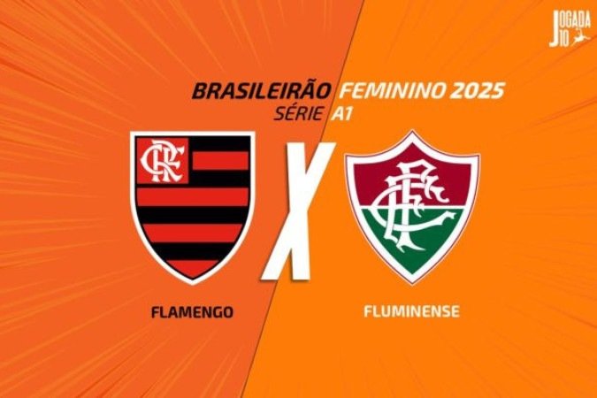 Fluminense e Flamengo duelam pela 11ª rodada do Brasileirão Feminino - (crédito: Arte: Jogada10) Fluminense e Flamengo duelam pela 11ª rodada do Brasileirão Feminino - (crédito: Arte: Jogada10)