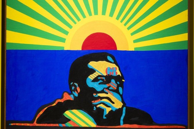 Menino ,obra em exposição no CCBB
