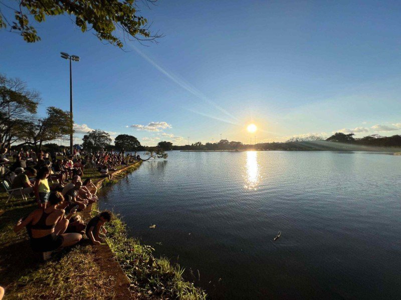 Retorno do projeto Pôr do Sol no Parque da Cidade é adiado devido a um imprevisto na manutenção do espaço -  (crédito: Divulgação/SEL-DF)
