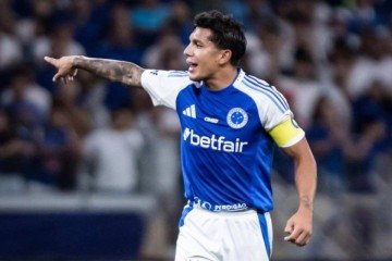 Lucas Romero é o jogador estrangeiro com mais jogos pelo Cruzeiro -  (crédito: Gustavo Aleixo/Cruzeiro)