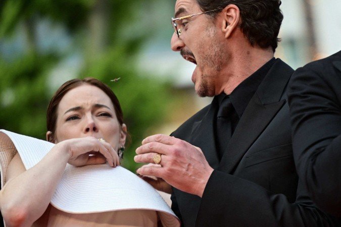 A atriz faz parte do filme 'Eddington'
- (crédito: AFP) A atriz faz parte do filme 'Eddington'
- (crédito: AFP)