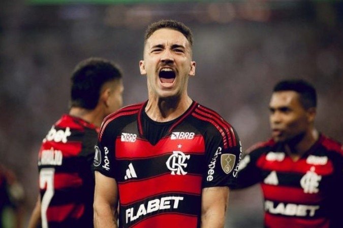 Léo Ortiz fez um dos gols da vitória do Flamengo sobre a LDU no Maracanã - (crédito: - Foto: Gilvan de Souza/Flamengo) Léo Ortiz fez um dos gols da vitória do Flamengo sobre a LDU no Maracanã - (crédito: - Foto: Gilvan de Souza/Flamengo)