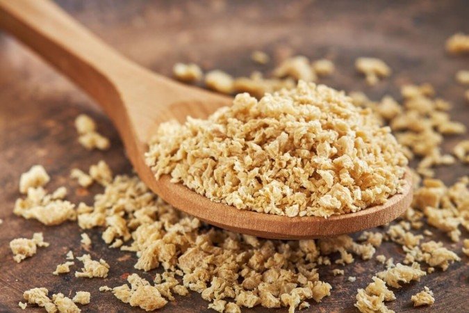A proteína texturizada de soja é uma opção poderosa, ível e cheia de benefícios (Imagem: Nedim Bajramovic | Shutterstock) - (crédito: EdiCase) A proteína texturizada de soja é uma opção poderosa, ível e cheia de benefícios (Imagem: Nedim Bajramovic | Shutterstock) - (crédito: EdiCase)