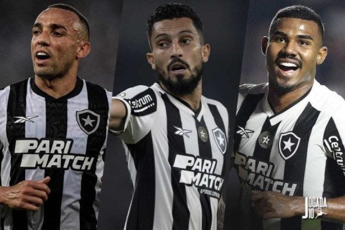 Marçal, Telles e Cuiabano são os laterais que atuam pela esquerda - (crédito: Foto: Vitor Silva/Botafogo) Marçal, Telles e Cuiabano são os laterais que atuam pela esquerda - (crédito: Foto: Vitor Silva/Botafogo)