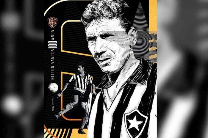 Nilton Santos é o melhor lateral da história. E ponto! - (crédito: Foto: Reprodução/Instagram do Botafogo ) Nilton Santos é o melhor lateral da história. E ponto! - (crédito: Foto: Reprodução/Instagram do Botafogo )