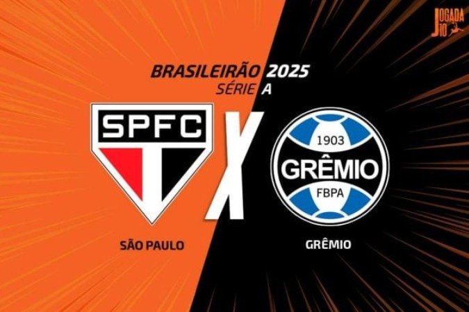 São Paulo e Grêmio medem forças no Morumbis - (crédito: Foto: Arte/Jogada10) São Paulo e Grêmio medem forças no Morumbis - (crédito: Foto: Arte/Jogada10)