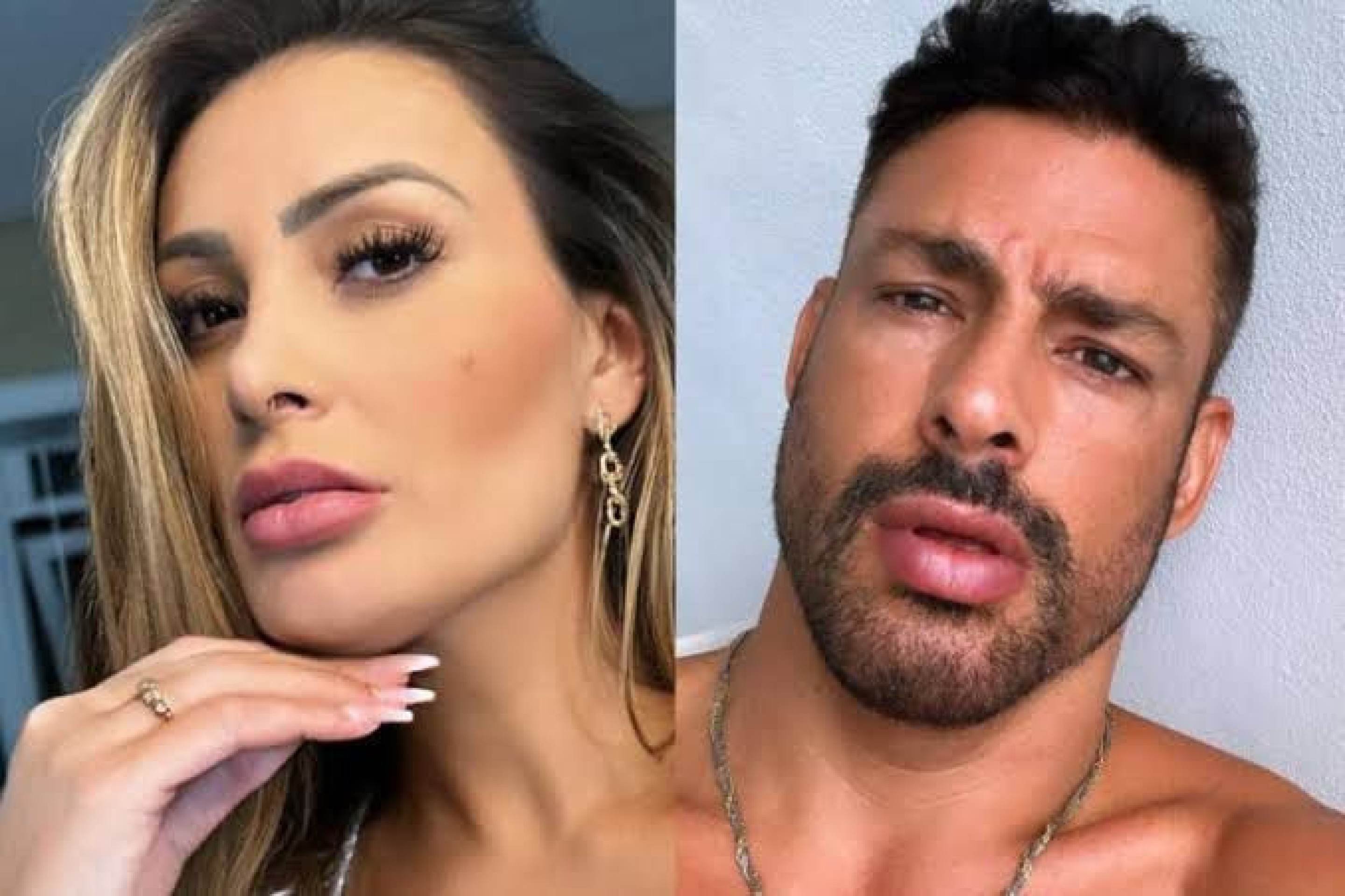 Andressa Urach alfineta Bella Campos e defende Cauã Reymond