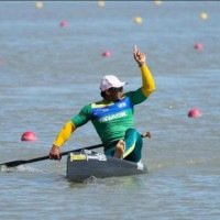 Medalhista olímpico, Isaquias Queiroz, conquistou ouro na Final do C1 500m  -  (crédito: Federação Espanhola de Canoagem )