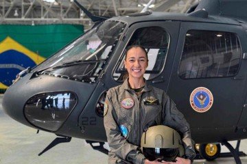 Trabalho e Formaçao.Tenente Emily, um sonho de carreira: 'O profissionalismo, as aeronaves e a tropa me encantam' -  (crédito:  Divulgacao/Exercito)