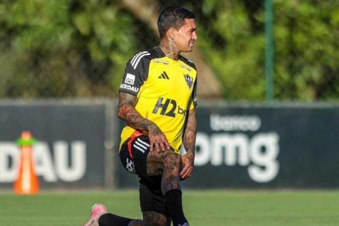 Atlético fechou preparação para o clássico contra o Cruzeiro - (crédito: Foto: Paulo Henrique França / Atlético) Atlético fechou preparação para o clássico contra o Cruzeiro - (crédito: Foto: Paulo Henrique França / Atlético)