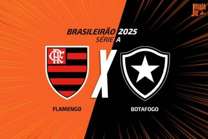 Flamengo e Botafogo duelam neste domingo, no Maracanã - (crédito: Arte: Jogada10) Flamengo e Botafogo duelam neste domingo, no Maracanã - (crédito: Arte: Jogada10)