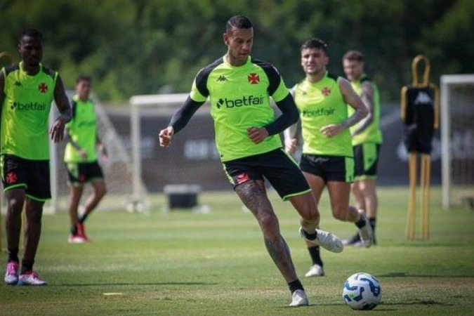 Souza não atuava desde o fim de janeiro pelo Vasco - (crédito: - Foto: Matheus Lima/Vasco) Souza não atuava desde o fim de janeiro pelo Vasco - (crédito: - Foto: Matheus Lima/Vasco)
