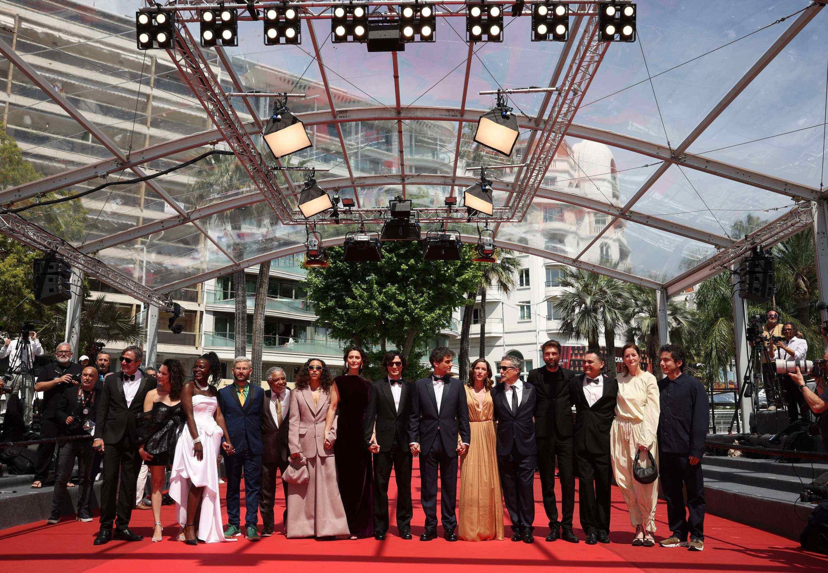 Equipe do filme O Agente Secreto no Festival de Cannes            