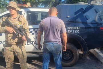 Homem com mandado de prisão por homicídio é preso pela polícia em Planaltina
 -  (crédito: PMDF)