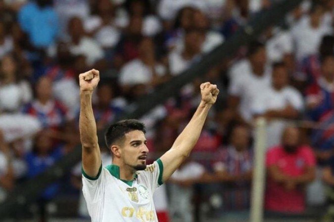 FLACO LÓPEZ - Assim como Facundo, não teve como sair do ferrolho que o Bragantino armou para anular as jogadas de ataque do Palmeiras. Como não fazia a diferença, saiu para a entrada de Thalys, aos 20 do 2º tempo. NOTA 5,0. Foto: Cesar Greco/Palmeiras.