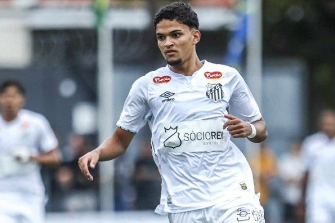 MATEUS XAVIER - Não conseguiu se sobressair na partida depois de ganhar chance no segundo tempo na vaga de Soteldo. NOTA 4,0. Foto: Reinaldo Campos/ Santos F.C.