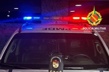  A ação foi realizada por policiais militares do Grupo Tático Operacional do 13º Batalhão (Gtop 33), após uma denúncia de disparos próximo ao Vale do Pinheiros. -  (crédito: Divulgação/PMDF)