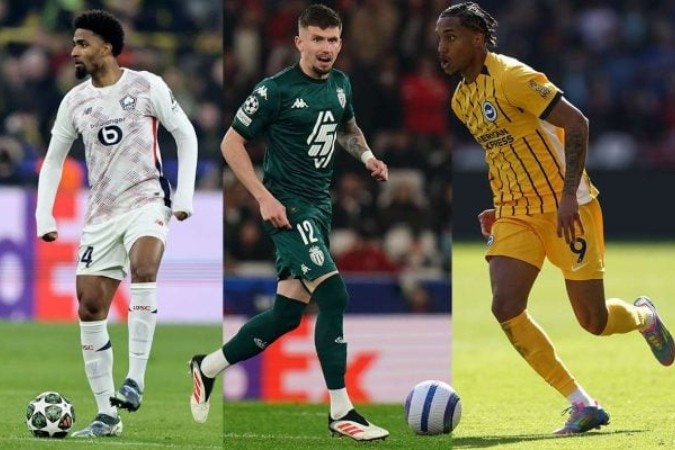 Alexsandro (Lille), Caio Henrique (Monaco) e João Pedro (Brighton) estão na pré-lista de Ancelotti - (crédito: Fotos: Christof Koepsel/Getty Images, Gualter Fatia/Getty Images eRichard Heathcote/Getty Images) Alexsandro (Lille), Caio Henrique (Monaco) e João Pedro (Brighton) estão na pré-lista de Ancelotti - (crédito: Fotos: Christof Koepsel/Getty Images, Gualter Fatia/Getty Images eRichard Heathcote/Getty Images)