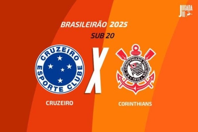 Cruzeiro x Corinthians, pelo Brasileirão Sub-20 2025 - (crédito: Foto: Arte/Jogada10) Cruzeiro x Corinthians, pelo Brasileirão Sub-20 2025 - (crédito: Foto: Arte/Jogada10)
