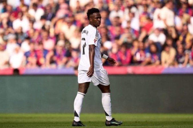 Movimento de sabotagem ao Baila, Vini ganha força na Espanha - (crédito: Foto: Angel Martinez/Getty Images) Movimento de sabotagem ao Baila, Vini ganha força na Espanha - (crédito: Foto: Angel Martinez/Getty Images)