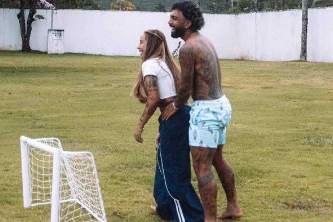 Gabigol e Rafaella -  (crédito: Reprodução / Instagram)