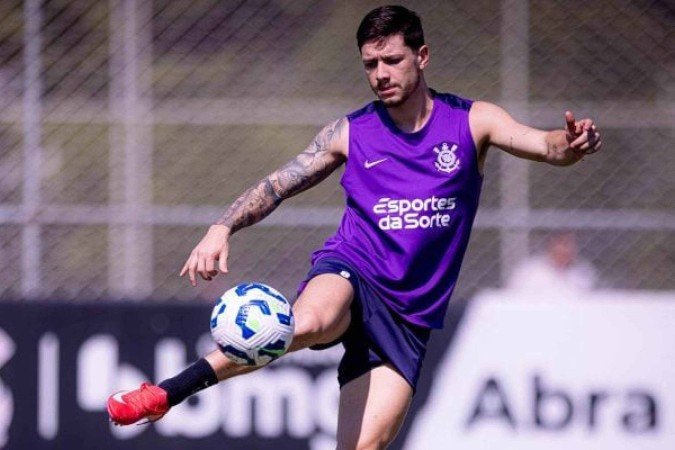 Garrou treinou junto com atletas que atuaram contra o Santos - (crédito: Foto: Rodrigo Coca/Agência Corinthians) Garrou treinou junto com atletas que atuaram contra o Santos - (crédito: Foto: Rodrigo Coca/Agência Corinthians)