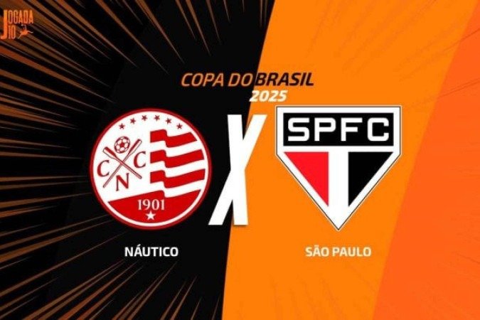 São Paulo busca classificação na Copa do Brasil em Recife, contra o Náutico -  (crédito:  Foto: Arte/Jogada10)