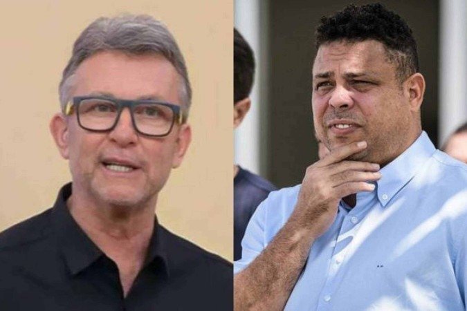 Craque Neto e Ronaldo Fenômeno - (crédito: Reprodução e Gustavo Aleixo / Cruzeiro) Craque Neto e Ronaldo Fenômeno - (crédito: Reprodução e Gustavo Aleixo / Cruzeiro)