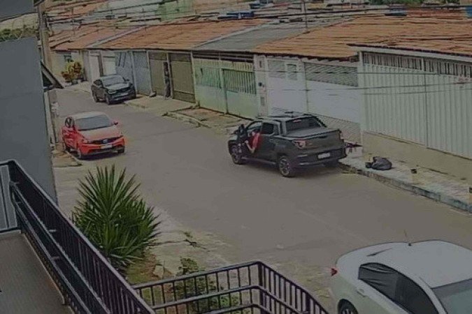 CÃ¢meras gravaram a tentativa -  (crédito: PCDF/DivulgaÃ§Ã£o)