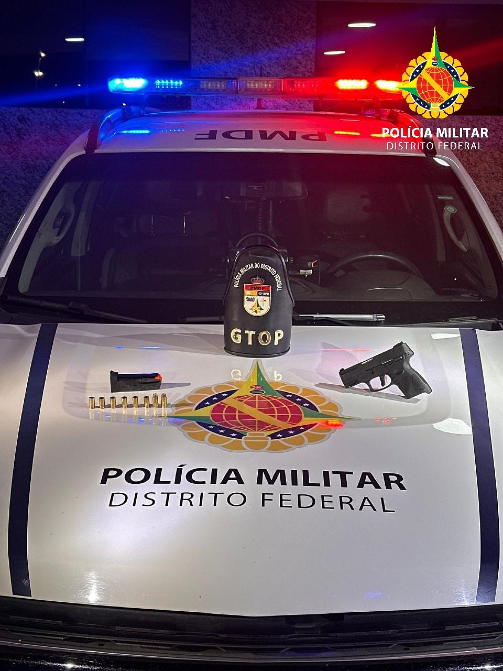 Homem é preso com pistola após disparos em Sobradinho II
