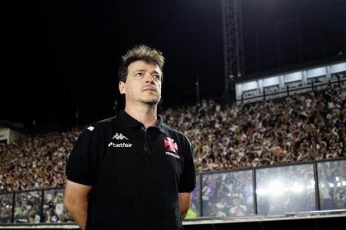 Diniz celebrou a classificação do Vasco na Copa do Brasil - (crédito: - Foto: Matheus Lima/Vasco) Diniz celebrou a classificação do Vasco na Copa do Brasil - (crédito: - Foto: Matheus Lima/Vasco)