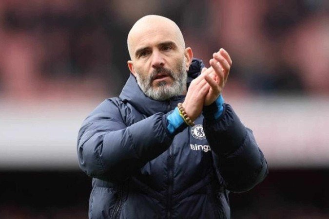 Enzo Maresca, técnico dos Blues - (crédito: Foto: Julian Finney/Getty Images) Enzo Maresca, técnico dos Blues - (crédito: Foto: Julian Finney/Getty Images)