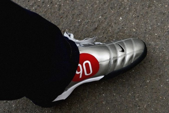 A Total 90 foi relançada pela Nike neste ano - (crédito: Reprodução/ Pinterest) A Total 90 foi relançada pela Nike neste ano - (crédito: Reprodução/ Pinterest)