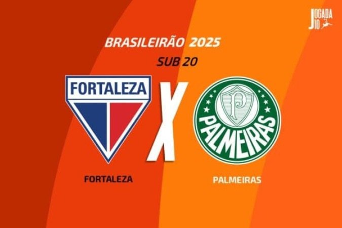 Fortaleza recebe o Palmeiras pela 11ª rodada do Brasileirão Sub-20 - (crédito: Foto: Arte/Jogada10) Fortaleza recebe o Palmeiras pela 11ª rodada do Brasileirão Sub-20 - (crédito: Foto: Arte/Jogada10)