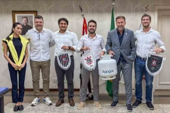 Corinthians e Appgas firmaram contrato em fevereiro, mas chega ao final três meses depois - (crédito: Foto: divulgação Corinthians ) Corinthians e Appgas firmaram contrato em fevereiro, mas chega ao final três meses depois - (crédito: Foto: divulgação Corinthians )