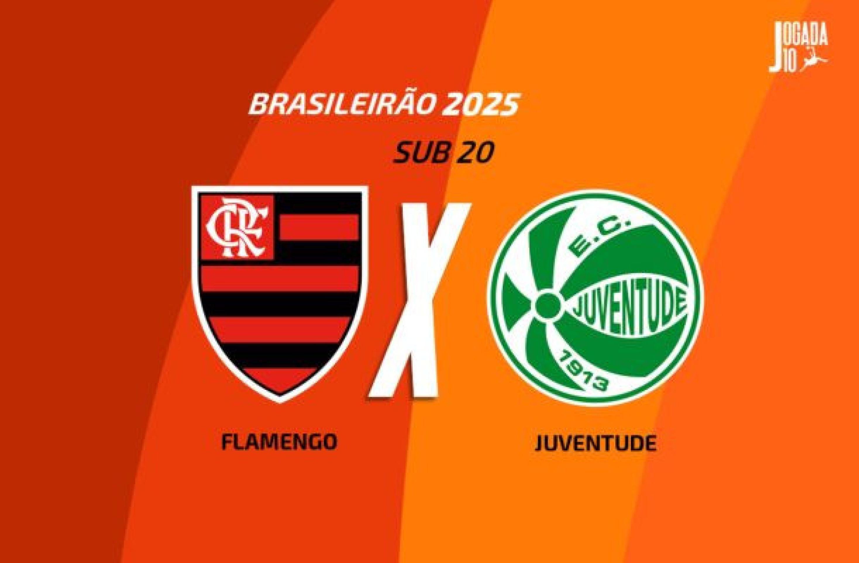 Flamengo x Juventude (Sub-20): onde assistir, escalações e arbitragem