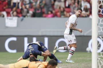 O Fluminense sofreu o primeiro gol, mas respondeu rapidamente com uma virada impiedosa no gramado do Mané Garrincha na noite desta quarta-feira -  (crédito: Marcelo Gonalves/Fluminense)