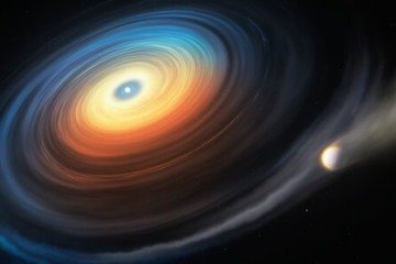 Ilustração gráfica mostra planeta orbitando anã branca -  (crédito: Reprodução/ESO)