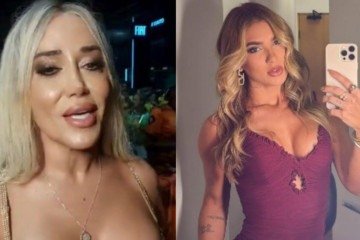 Mulher Abacaxi tenta barrar Virginia Fonseca -  (crédito: Reprodução Instagram)