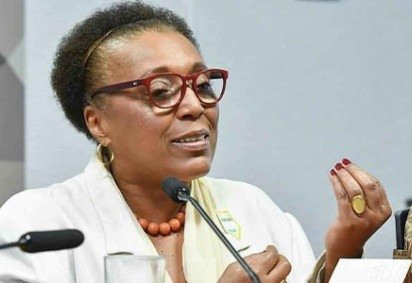 Ministra Vera Lúcia Santana Araújo foi vítima de um episódio de racismo e foi impedida de entrar para palestrar, mesmo apresentando documento  -  (crédito: Reprodução TSE)
